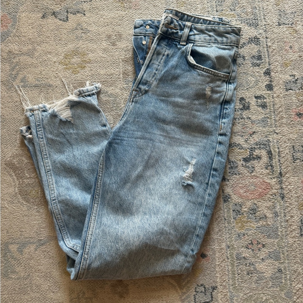 Zara Light Blue Denim Jeans